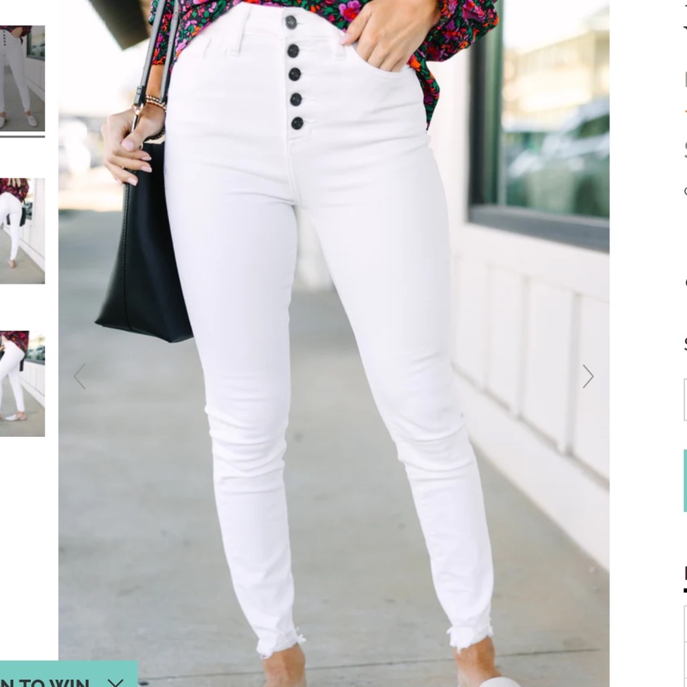 Nature Denim White Skinny Jeans Frayed Hem Size 27 (7)